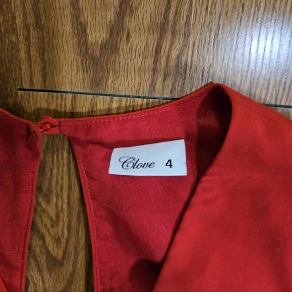 Red Romper By Glove Size 4 - Picture 3 of 5